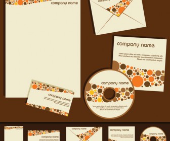 Name Cards Vector Template