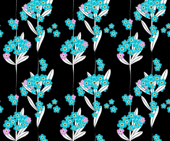 Forget me not pattern