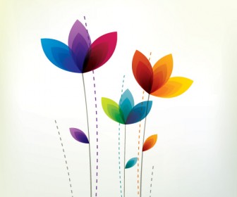Colorful Flower Vector Art
