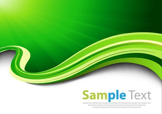 Green Wave Background Template - Ai, Svg, Eps Vector Free Download