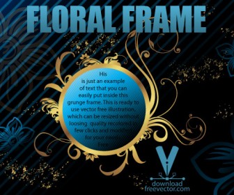Floral Frame Decor
