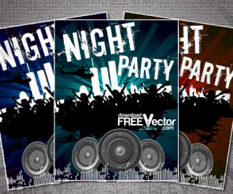 Night Party Poster Templates