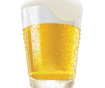 Beer Glass Vector Illustration