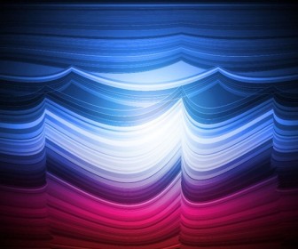 Blue Abstract Wave Curtain Background