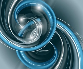 Abstract Helix Vector Background