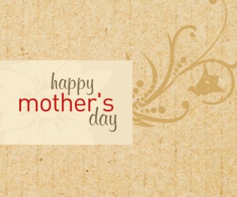 Happy Mother Day Card Vector