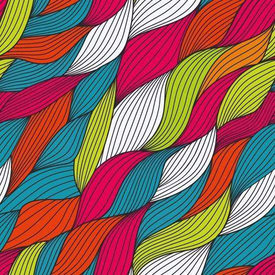 Abstract Textile Pattern Colorful Vector - Free Vector Art