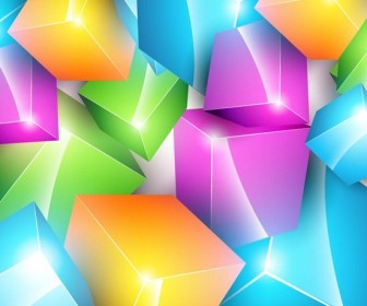 Colorful Cube Background