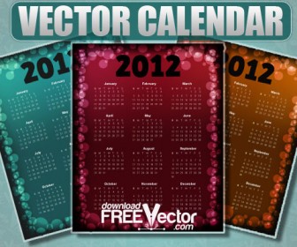 Vector Calendar 2012
