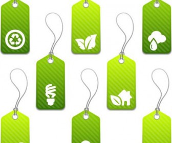 Green Eco Product Tags