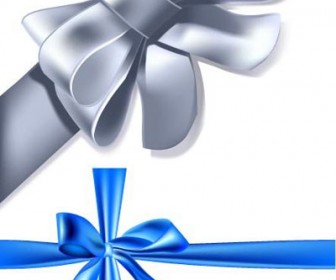 Blue and Silver Ribbon