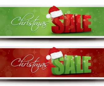 Christmas Sale Banner Vector