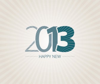 Happy New Year 2013 Vector