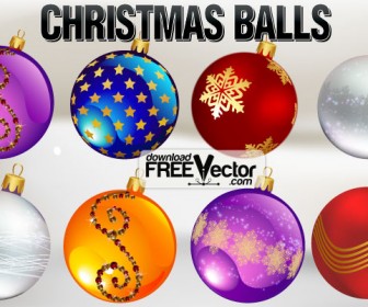 Christmas Balls Vector Pack