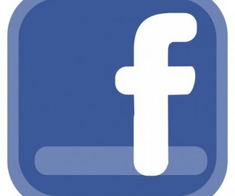 Facebook Icon Vector Clip Art