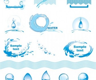 Water Theme Logo Graphics Vector Vector Art