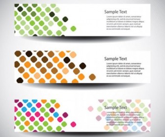 Vector Dot Background Fashion Banners 1 Vector Banner