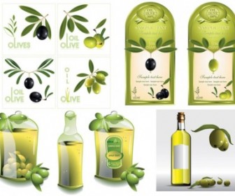 Vector Olive Oil Vector Art