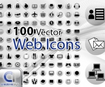 100 Vector Web Icons Web Design Vector Graphics