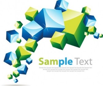 Abstract Cube Background Abstract Vector Graphics