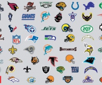 NFL Team Vector Logos Vector Art