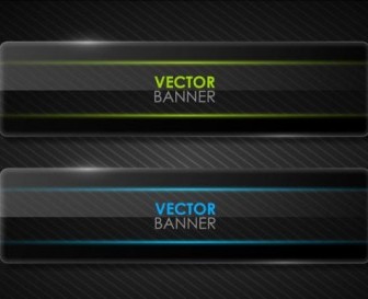 Vector The Black Cool Banner05vector Vector Banner