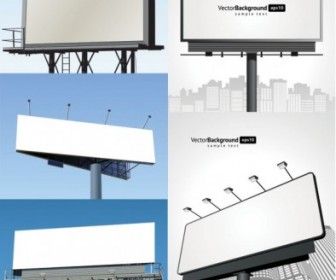 Vector Blank Billboard Vector Art
