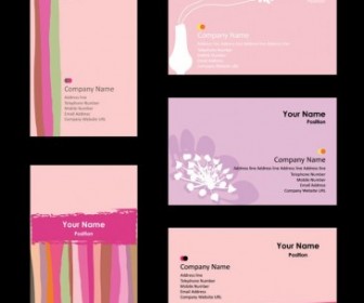 Vector Pink Card Background Vector Art