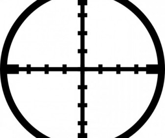 Vector Crosshairs Vector Clip Art
