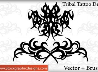 Vector Tribal Tattoo Designs Vector Art