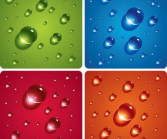 Vector Wizardclear Water Droplets Vector Art