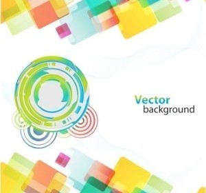 Vector Colorful With Different Shapes Background Vector Art