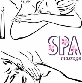 Vector Lines Beauty Massage Vector Art