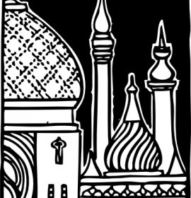 Vector Minarets Vector Clip Art