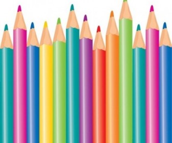 Vector Color Pencils Vector Art