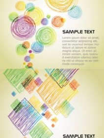 Vector Graphics Color Pencils Background Vector Art