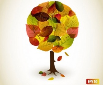 Vector Autumn Leaves 2 Graphic Design Vector Art