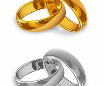 Vector Wedding Rings Vector Art
