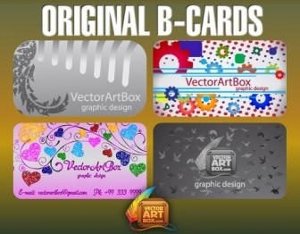 Vector Original Business Cards Vector Art