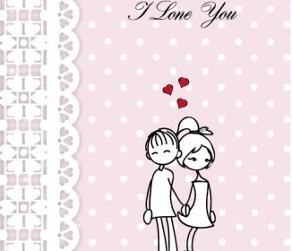 Vector Lines Issued On Valentine39s Day Illustrations 04 Heart Vector Art
