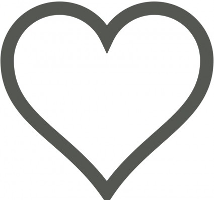Vector Heart Icon (Deselected) Vector Clip Art - Ai, Svg, Eps Vector