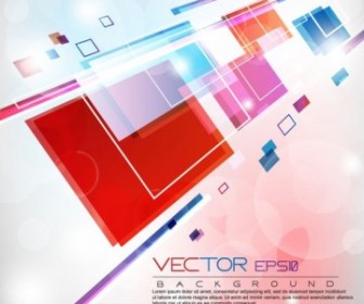 Colorful Abstract Rectangle Background Free Vector