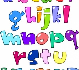 Alphabet Characters Cartoon Free Vector Art