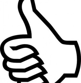 Thumbs Up Icon Vector