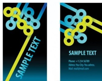 Simple Business Card Template Vector Design