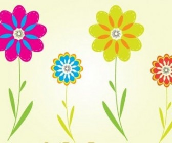 Colorful Flower Vector