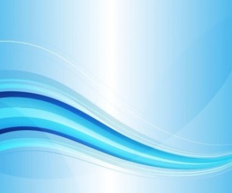 Vector Blue Waves Template Background Abstract Vector Graphics