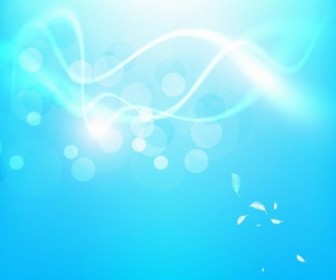 Vector Blue Glow Background Abstract Vector Graphics