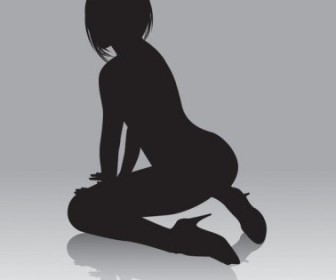 Vector Sexy Stock Silhouette Silhouettes Vector Graphics