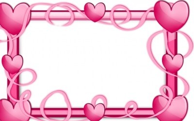 Vector Pink Hearts Frame Vector Clip Art - Ai, Svg, Eps Vector Free